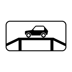 Знак 8.10 Место для осмотра авто.