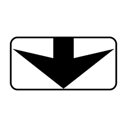 Знак 8.14 Полоса движения.