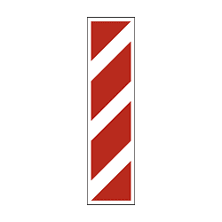 Знак 8.22.2 Объезд преграды в другую сторону.