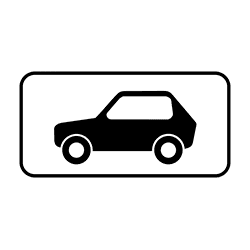 Знак 8.4.3 Для легковушек категории «В».