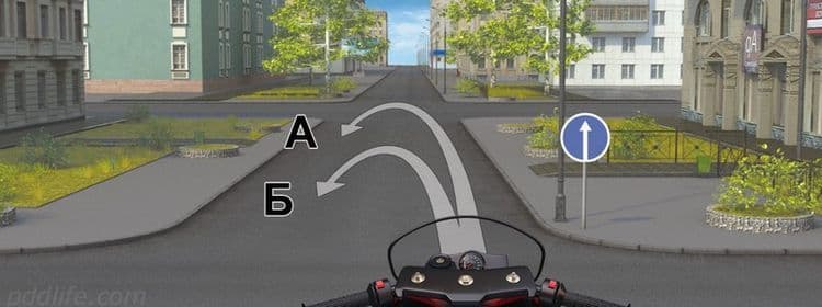 Иллюстрация к вопросу 9 билета 18 ПДД